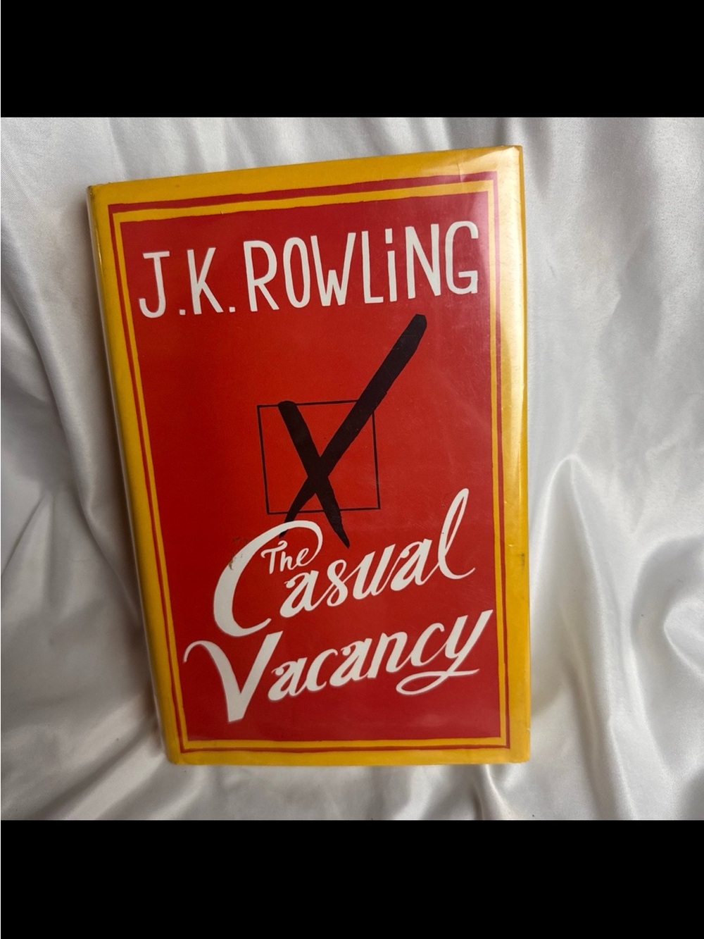 The Casual Vacancy Red and Yellow Wall Art